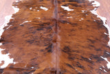 Natural Hair-On Cowhide Rug - 5' 7" X 5' 5" - Golden Nile