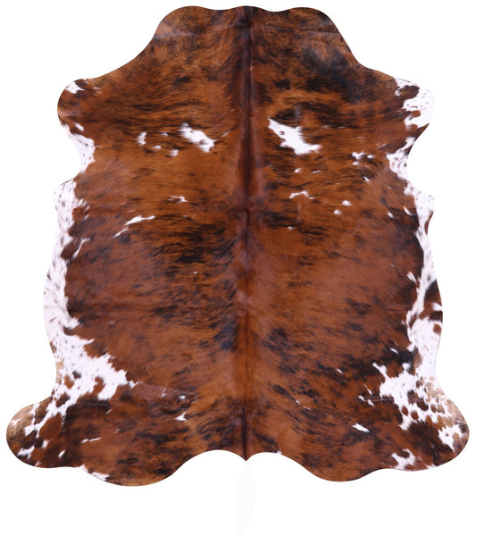 Natural Hair-On Cowhide Rug - 5' 7" X 5' 5" - Golden Nile