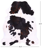 Natural Hair-On Cowhide Rug - 6' 0" X 5' 2" - Golden Nile