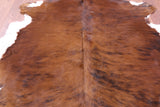 Natural Hair-On Cowhide Rug - 6' 0" X 5' 10" - Golden Nile