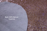 Pink Metallic Natural Hair-On Cowhide Rug - 6' 1" X 6' 2" - Golden Nile