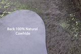 Green Metallic Natural Hair-On Cowhide Rug - 6' 6" X 5' 1" - Golden Nile