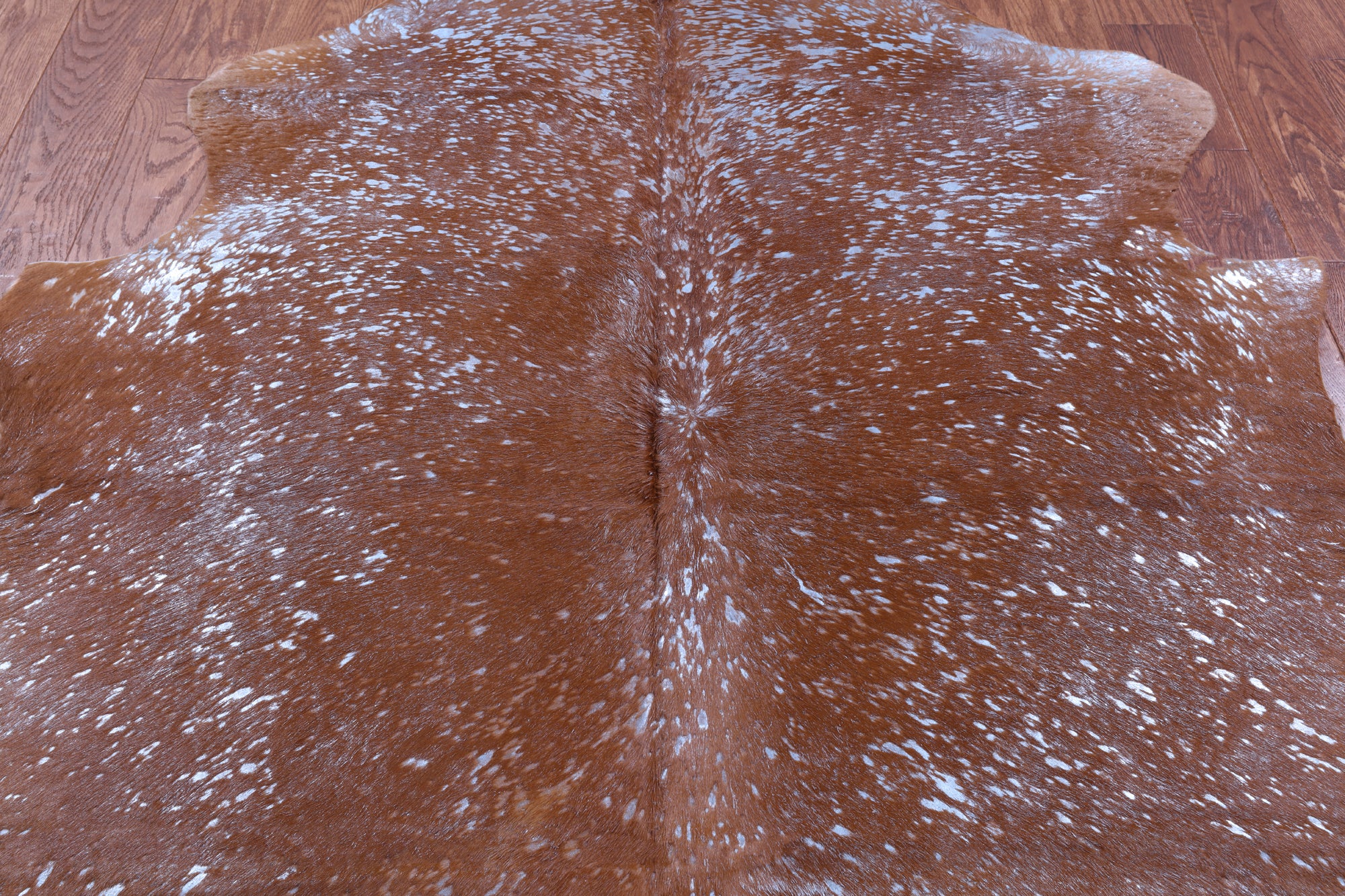 Metallic Natural Hair-On Cowhide Rug - 5' 10" X 6' 0" - Golden Nile