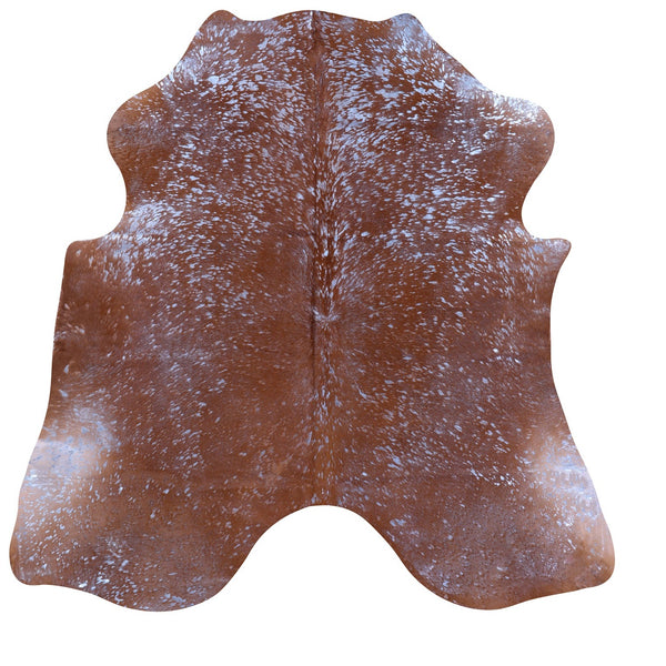 Metallic Natural Hair-On Cowhide Rug - 5' 10" X 6' 0" - Golden Nile
