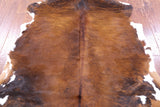 Natural Hair-On Cowhide Rug - 6' 9" X 6' 0" - Golden Nile