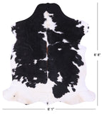 Natural Hair-On Cowhide Rug - 6' 8" X 6' 1" - Golden Nile