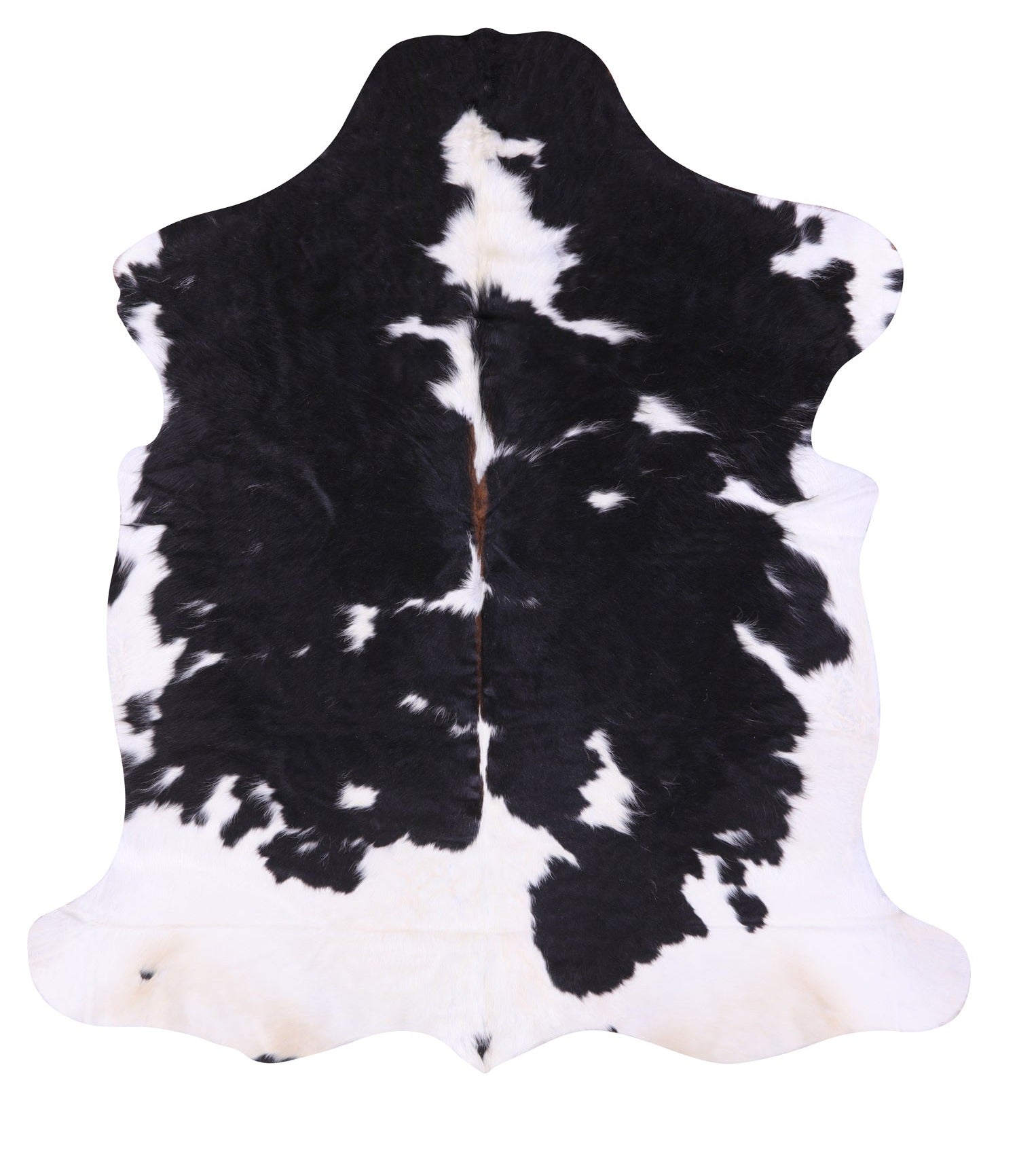Natural Hair-On Cowhide Rug - 6' 8" X 6' 1" - Golden Nile