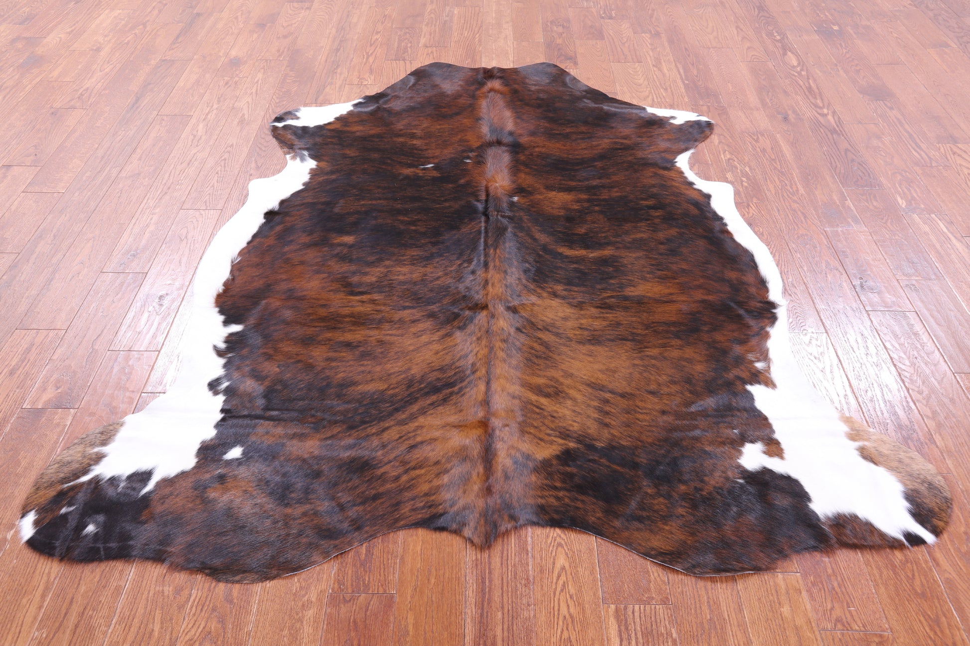 Natural Hair-On Cowhide Rug - 6' 11" X 6' 3" - Golden Nile