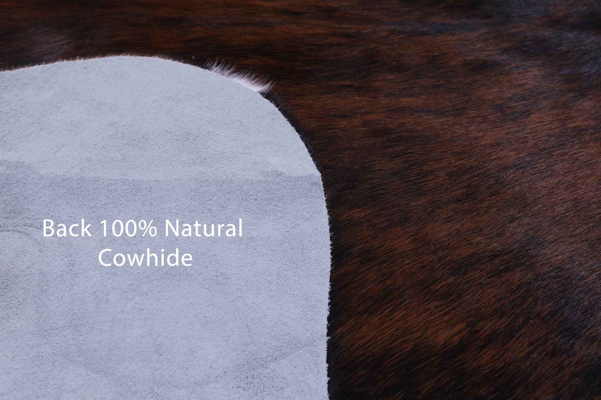 Natural Hair-On Cowhide Rug - 6' 11" X 6' 3" - Golden Nile