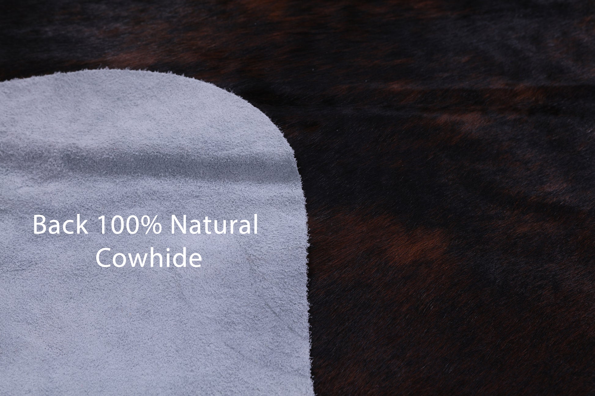 Natural Hair-On Cowhide Rug - 6' 5" X 6' 3" - Golden Nile