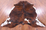 Natural Hair-On Cowhide Rug - 7' 1" X 6' 2" - Golden Nile
