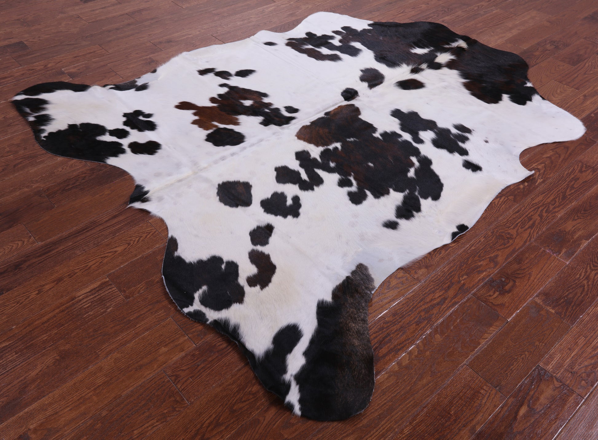 Natural Hair-On Cowhide Rug - 6' 11" X 6' 8" - Golden Nile