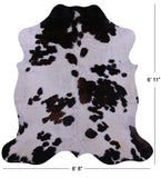 Natural Hair-On Cowhide Rug - 6' 11" X 6' 8" - Golden Nile