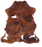 Natural Hair-On Cowhide Rug - 6' 8" X 6' 2" - Golden Nile