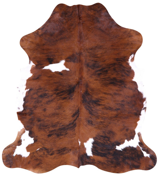 Natural Hair-On Cowhide Rug - 6' 8" X 6' 2" - Golden Nile