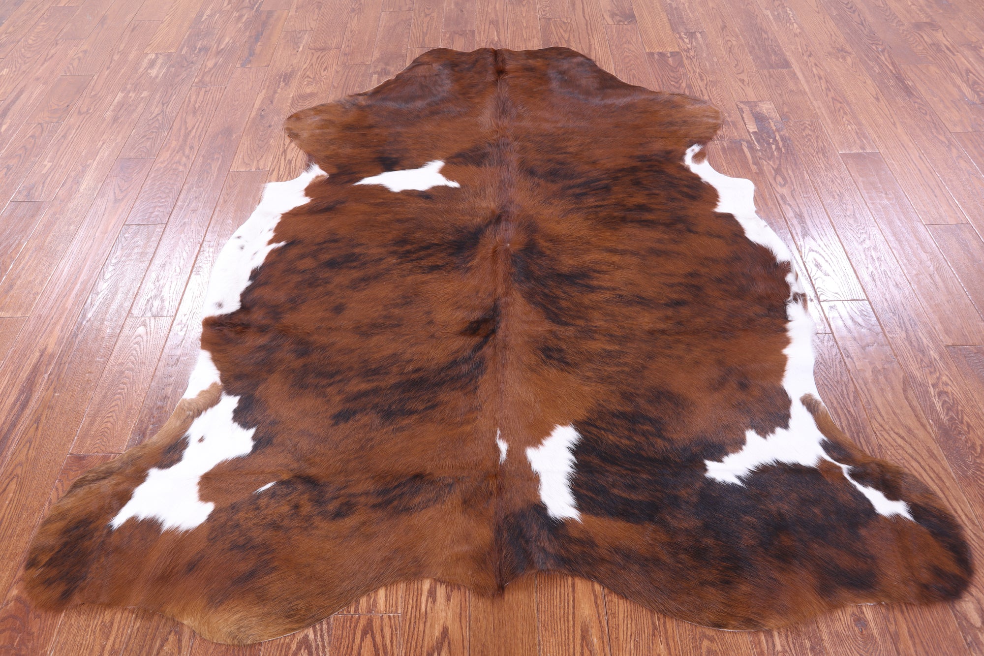 Natural Hair-On Cowhide Rug - 6' 8" X 6' 2" - Golden Nile