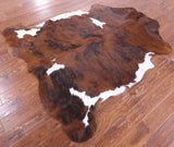 Natural Hair-On Cowhide Rug - 6' 8" X 6' 2" - Golden Nile