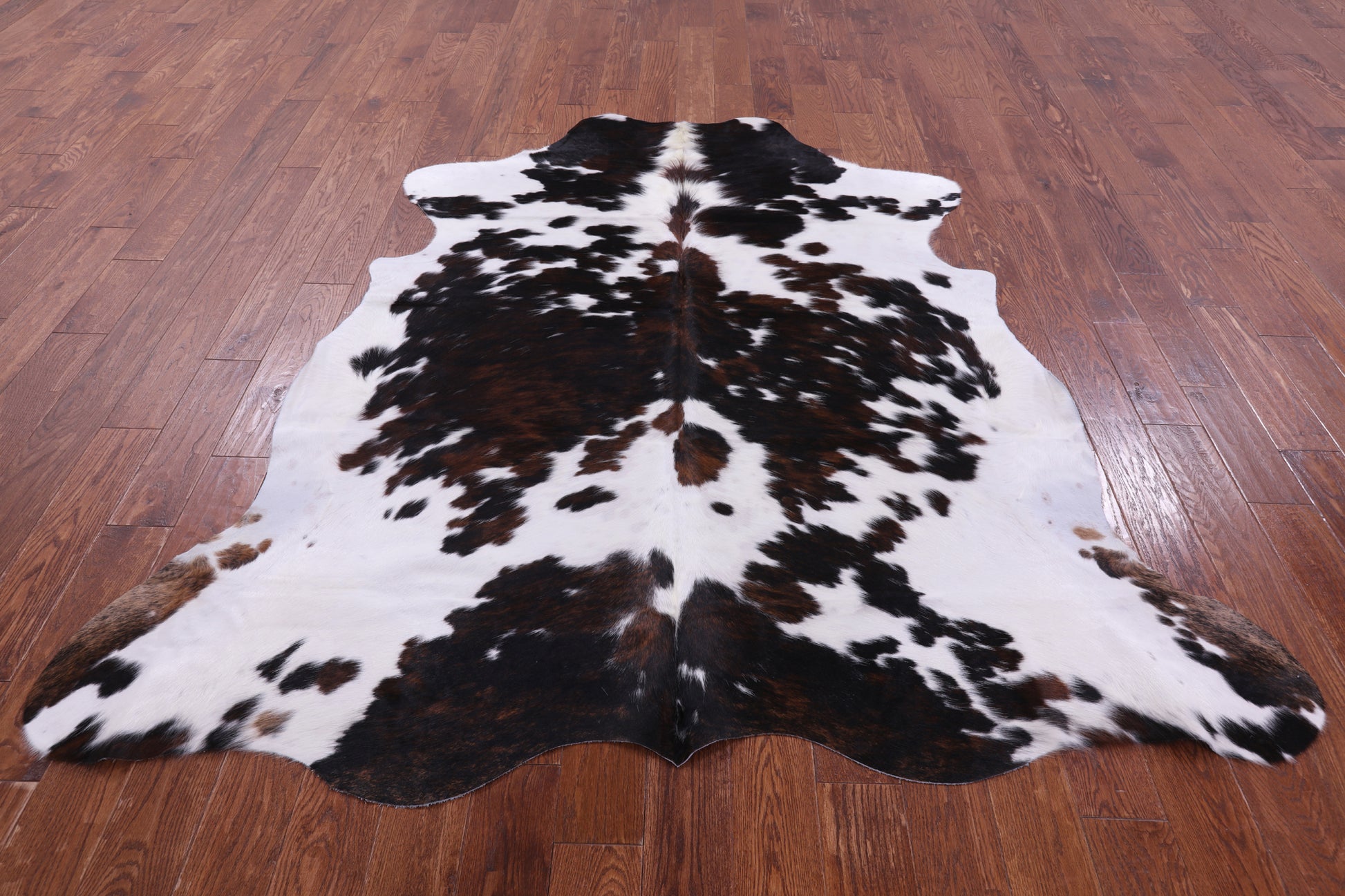 Natural Hair-On Cowhide Rug - 7' 1" X 6' 10" - Golden Nile