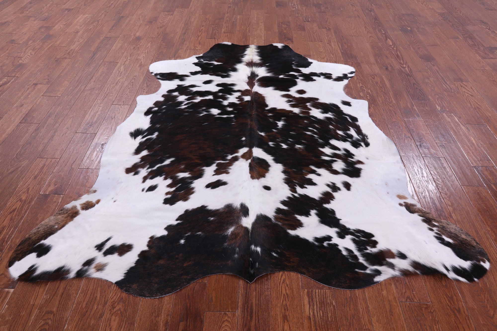 Natural Hair-On Cowhide Rug - 7' 1" X 6' 10" - Golden Nile