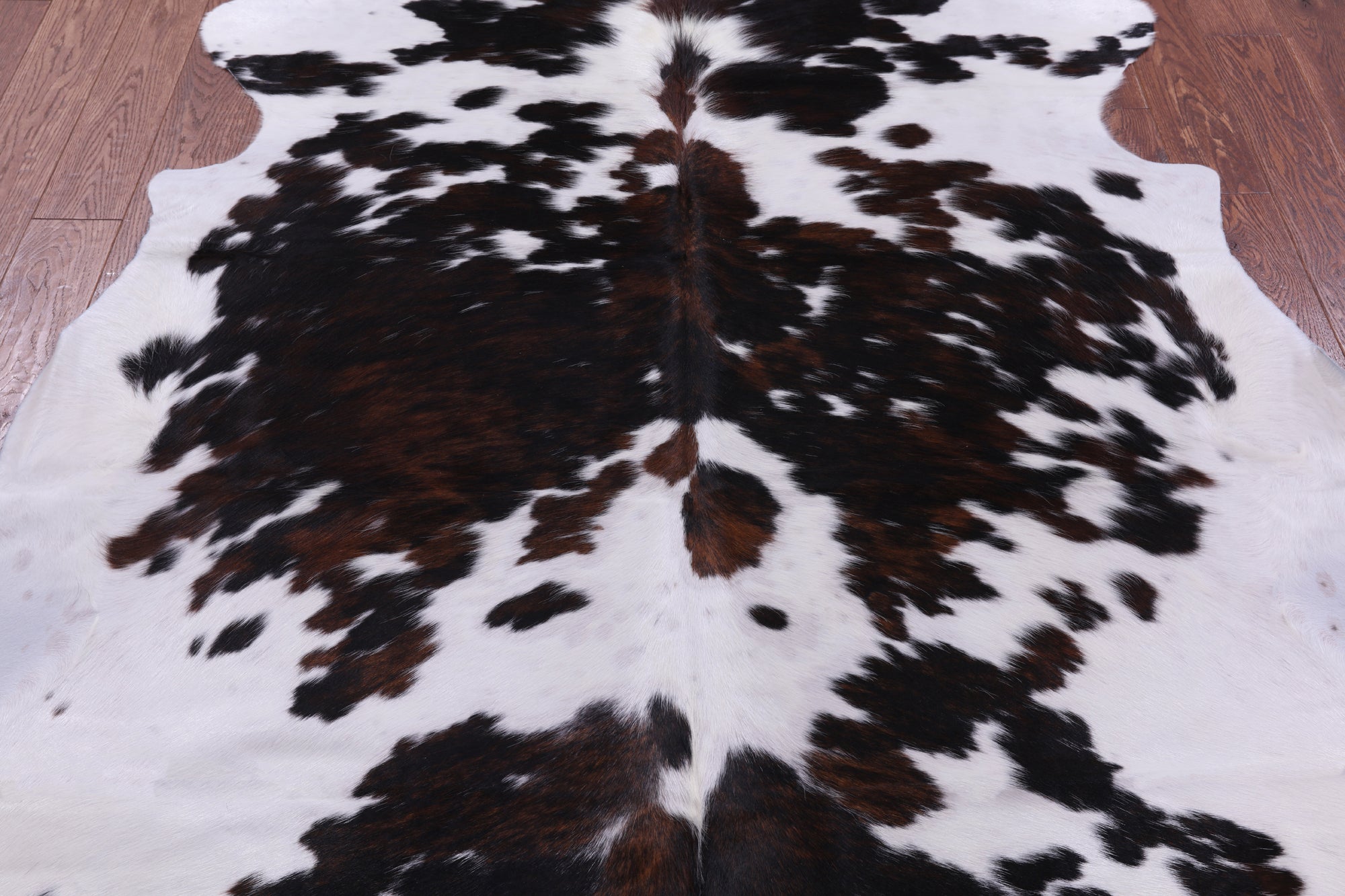 Natural Hair-On Cowhide Rug - 7' 1" X 6' 10" - Golden Nile