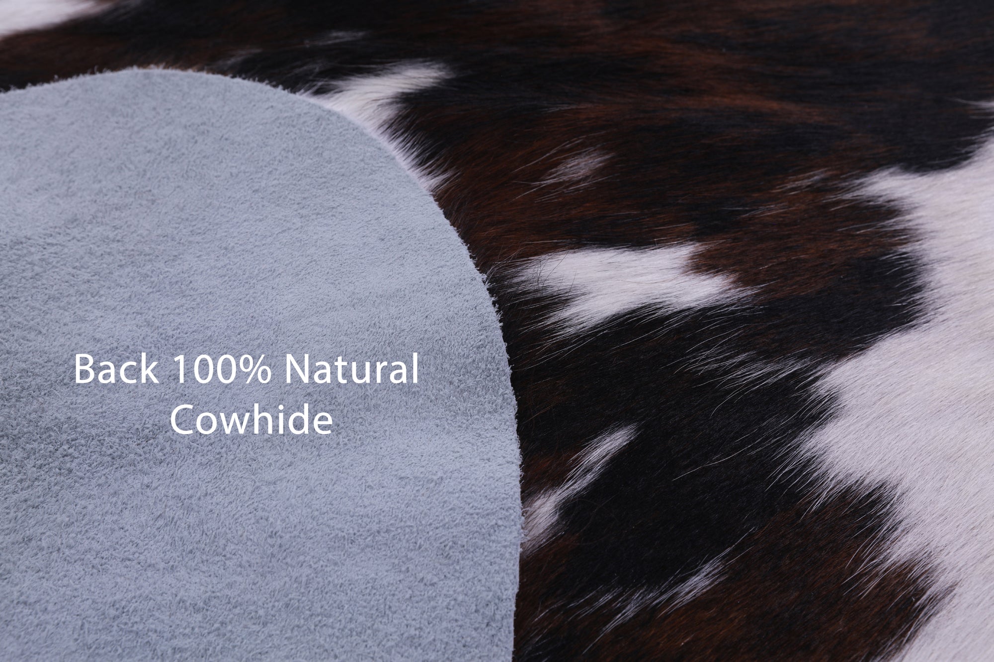 Natural Hair-On Cowhide Rug - 7' 1" X 6' 10" - Golden Nile