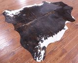 Natural Hair-On Cowhide Rug - 7' 5" X 6' 9" - Golden Nile
