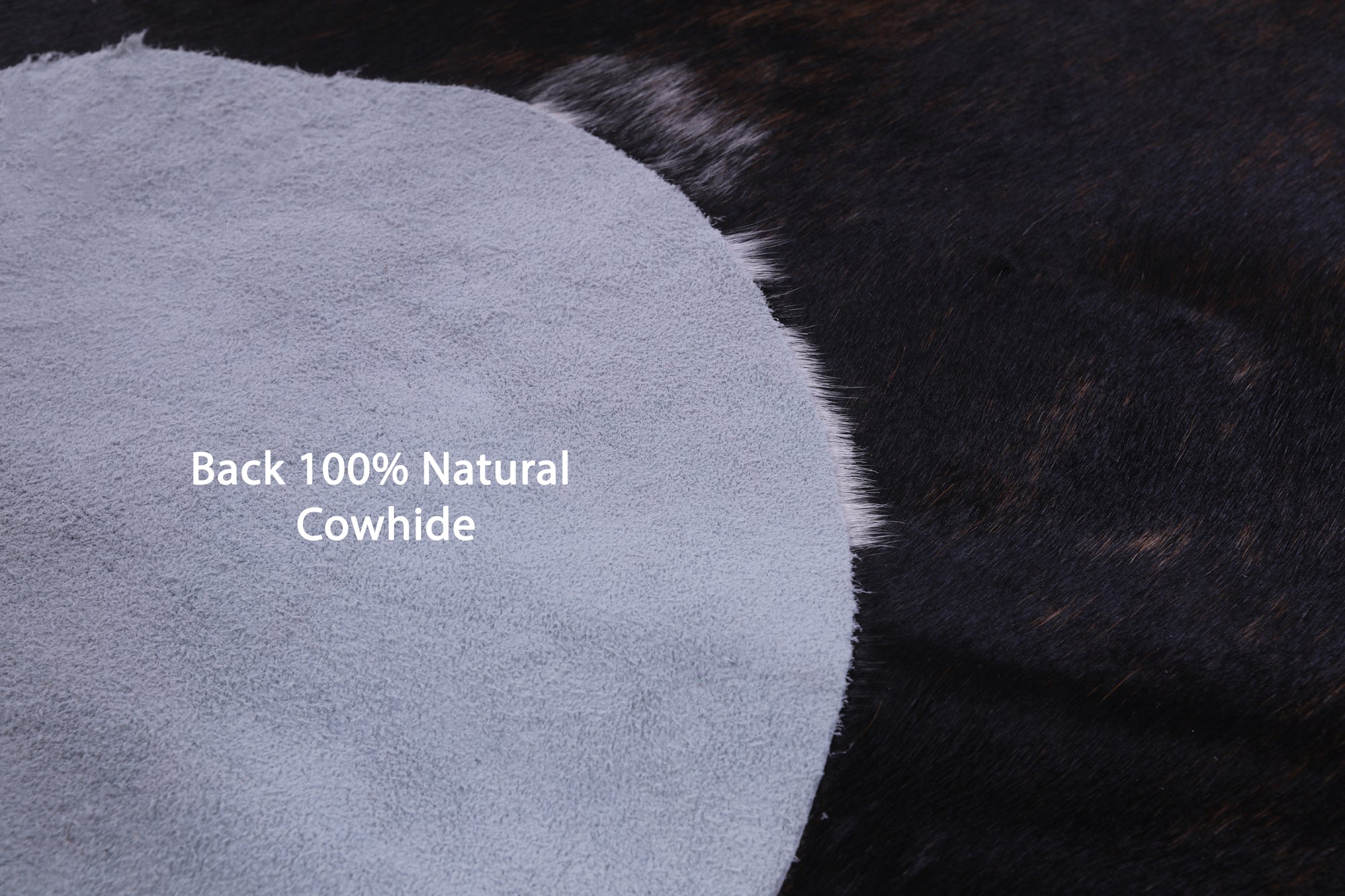 Natural Hair-On Cowhide Rug - 7' 5" X 6' 9" - Golden Nile