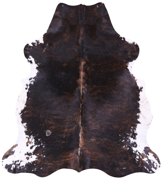 Natural Hair-On Cowhide Rug - 7' 5" X 6' 9" - Golden Nile