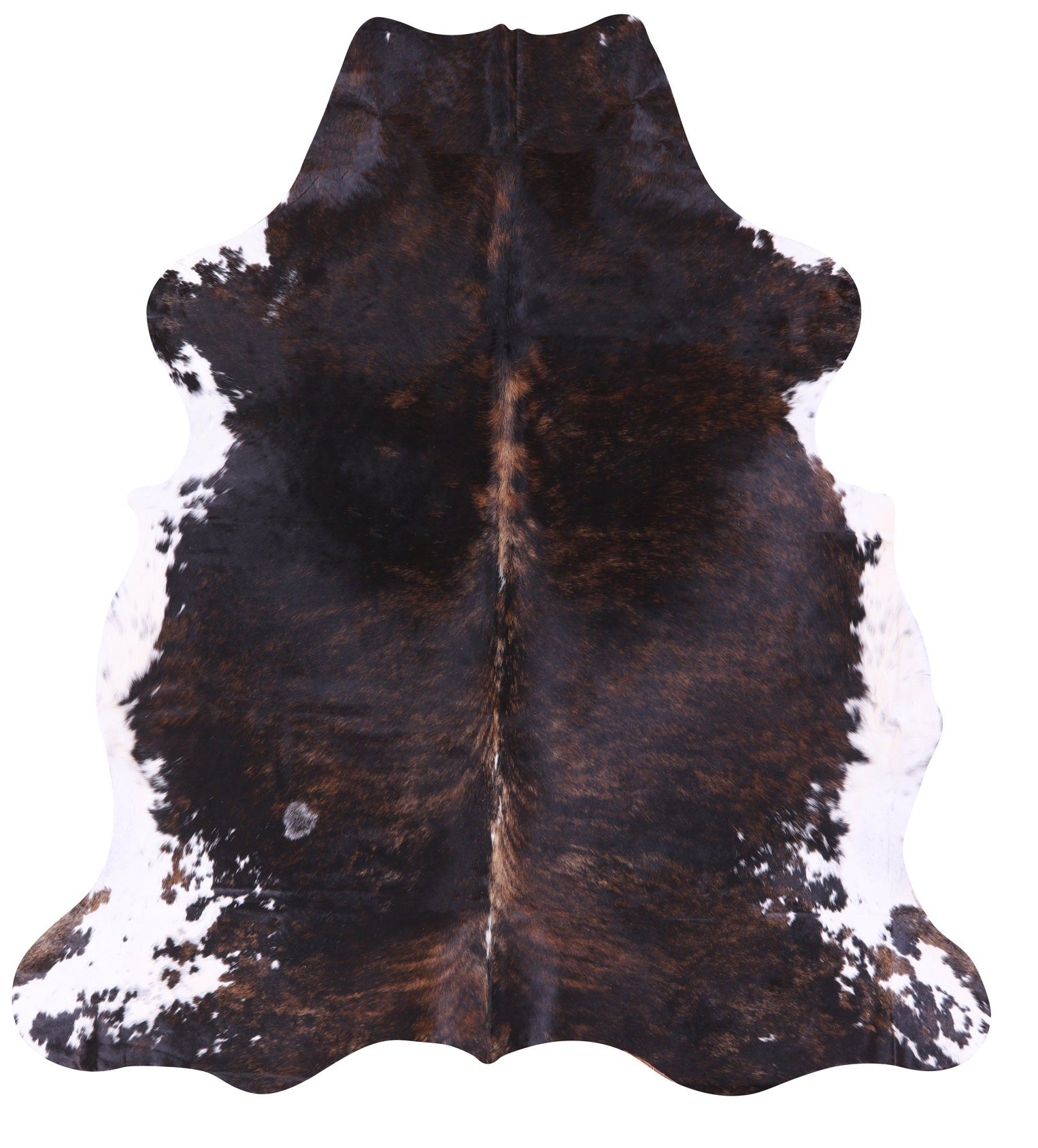 Natural Hair-On Cowhide Rug - 7' 5" X 6' 9" - Golden Nile
