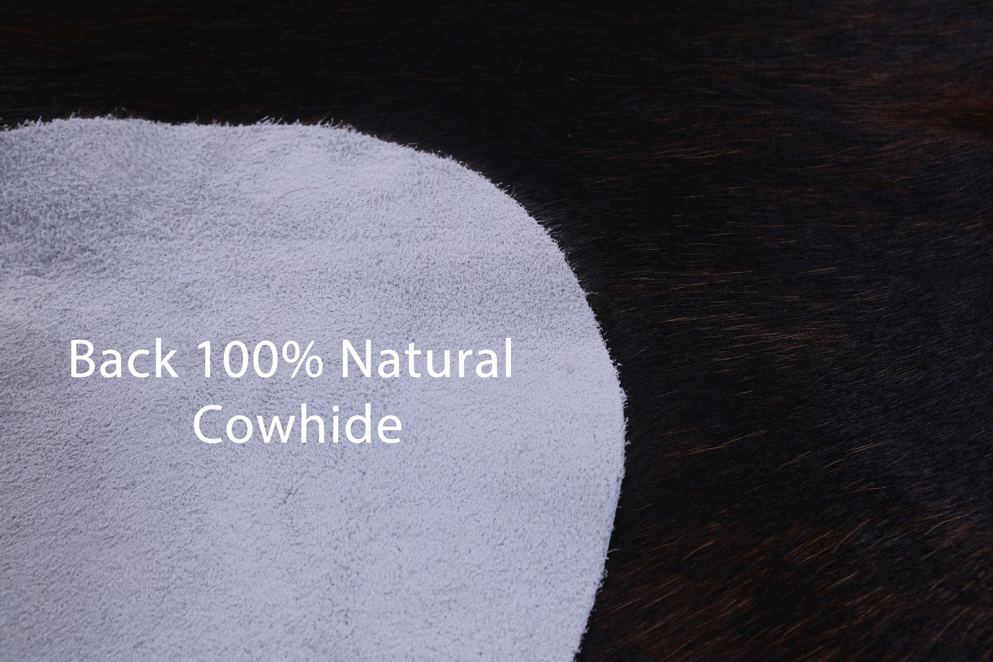 Natural Hair-On Cowhide Rug - 6' 7" X 6' 1" - Golden Nile