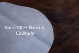 Natural Hair-On Cowhide Rug - 6' 10" X 5' 11" - Golden Nile