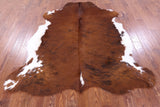 Natural Hair-On Cowhide Rug - 6' 11" X 6' 3" - Golden Nile