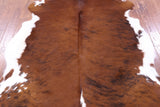 Natural Hair-On Cowhide Rug - 6' 11" X 6' 3" - Golden Nile