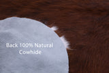 Natural Hair-On Cowhide Rug - 6' 11" X 6' 3" - Golden Nile