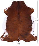 Natural Hair-On Cowhide Rug - 6' 11" X 6' 3" - Golden Nile
