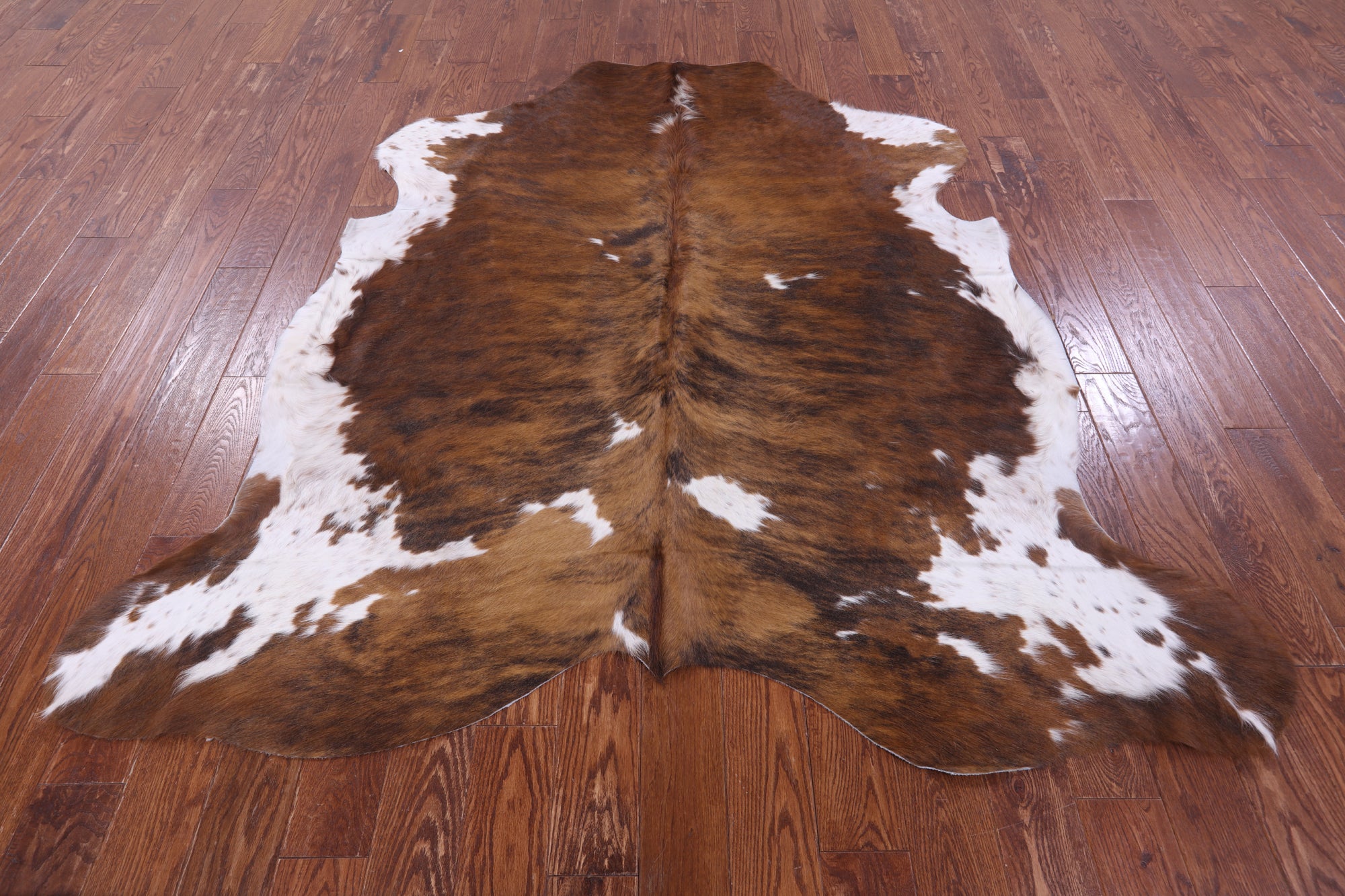 Natural Hair-On Cowhide Rug - 6' 10" X 6' 8" - Golden Nile