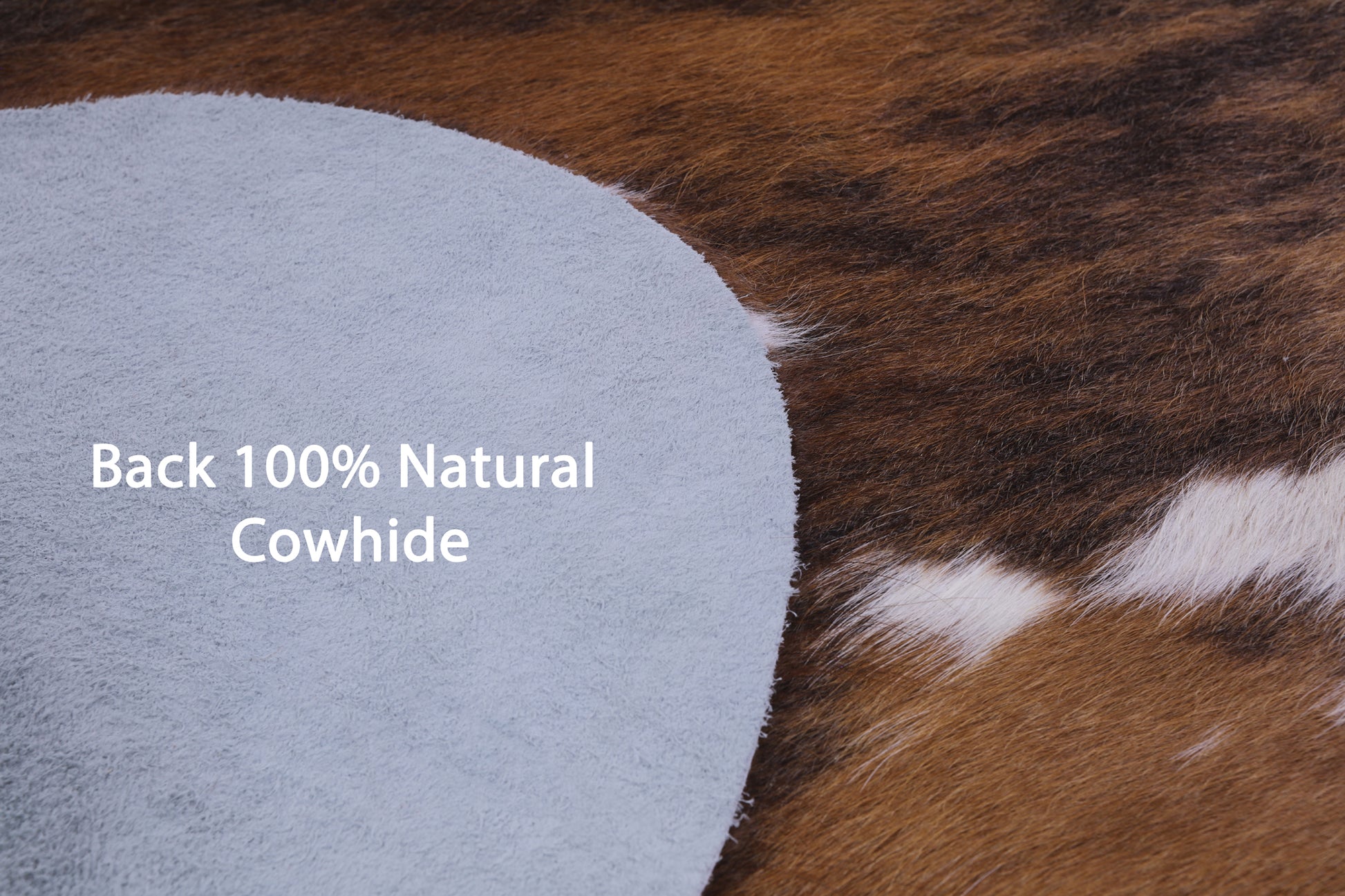 Natural Hair-On Cowhide Rug - 6' 10" X 6' 8" - Golden Nile