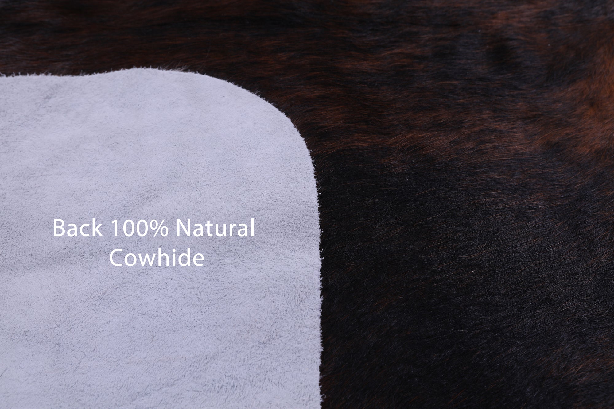 Natural Hair-On Cowhide Rug - 6' 10" X 6' 1" - Golden Nile