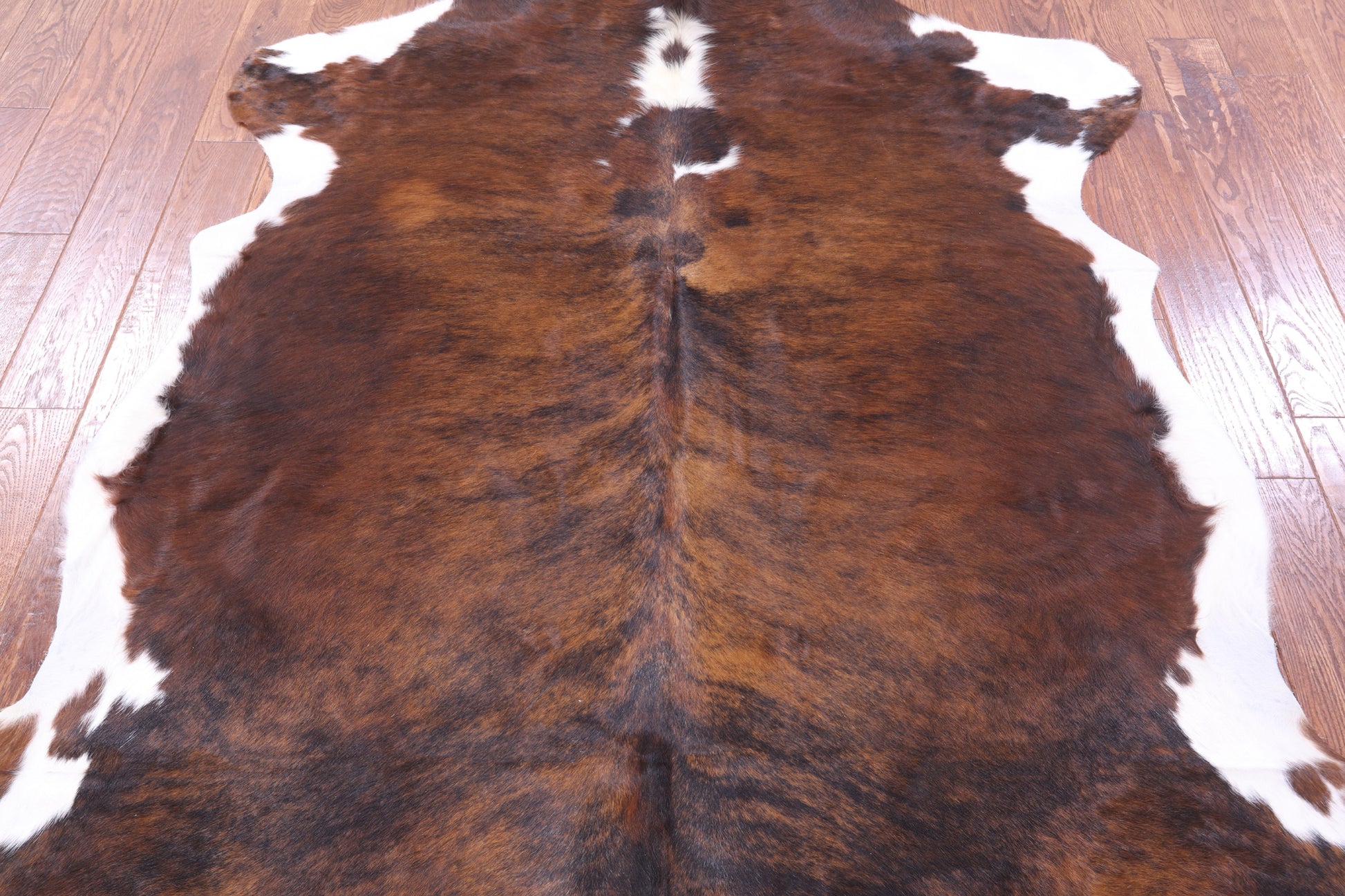 Natural Hair-On Cowhide Rug - 7' 2" X 6' 1" - Golden Nile