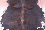 Natural Hair-On Cowhide Rug - 6' 9" X 6' 5" - Golden Nile