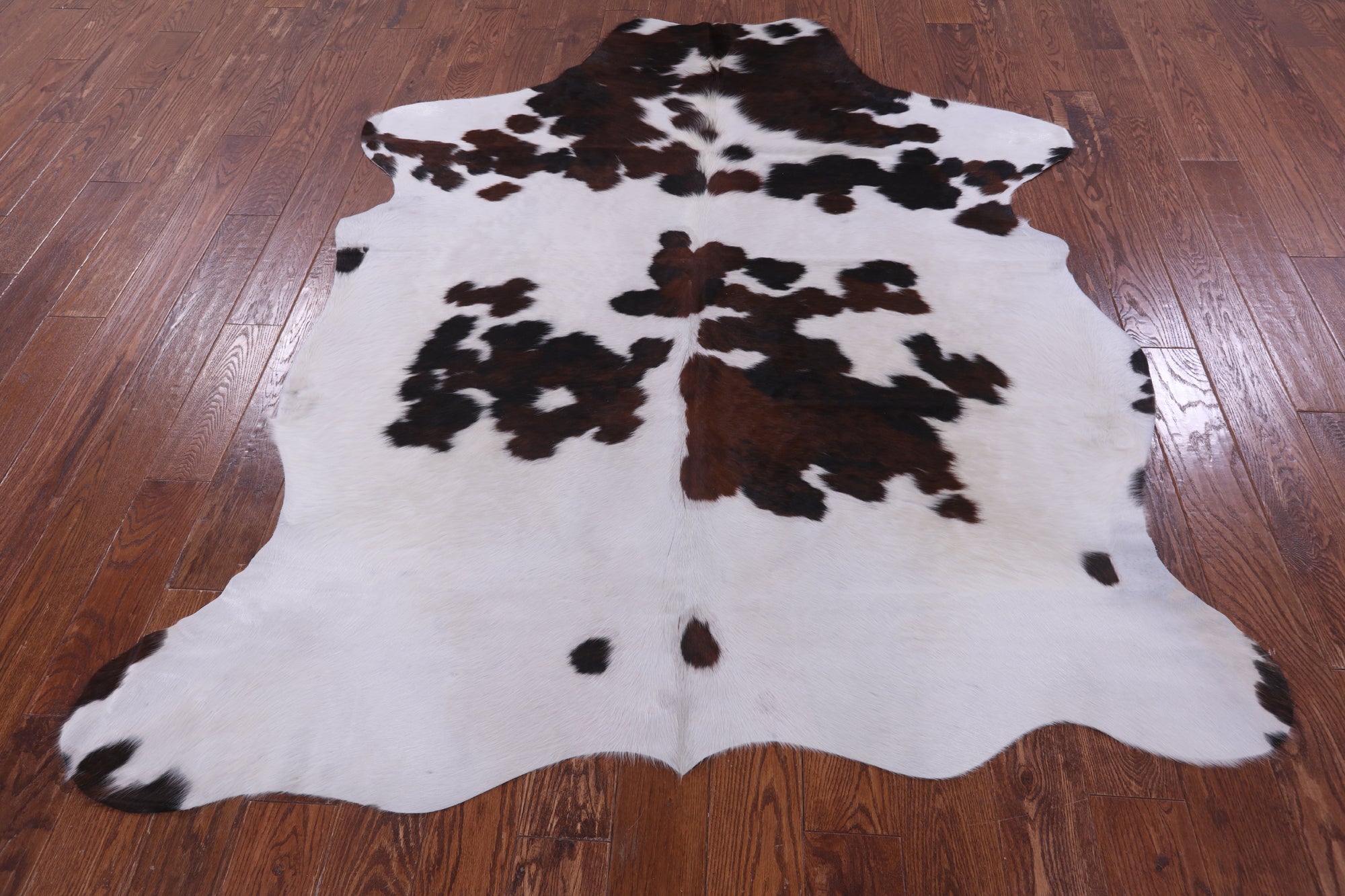 Natural Hair-On Cowhide Rug - 6' 11" X 5' 10" - Golden Nile