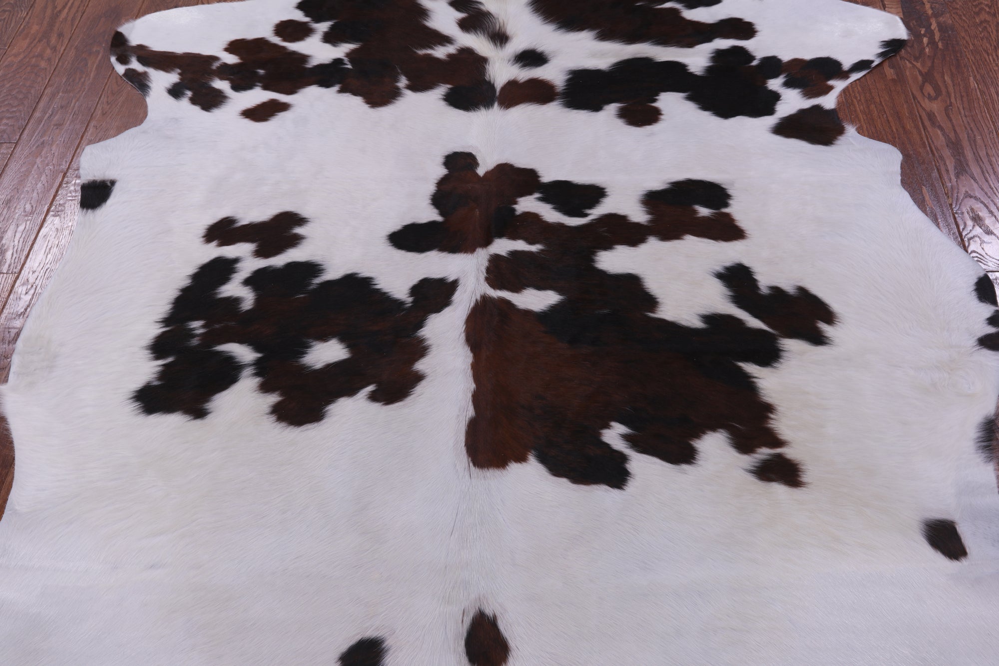 Natural Hair-On Cowhide Rug - 6' 11" X 5' 10" - Golden Nile