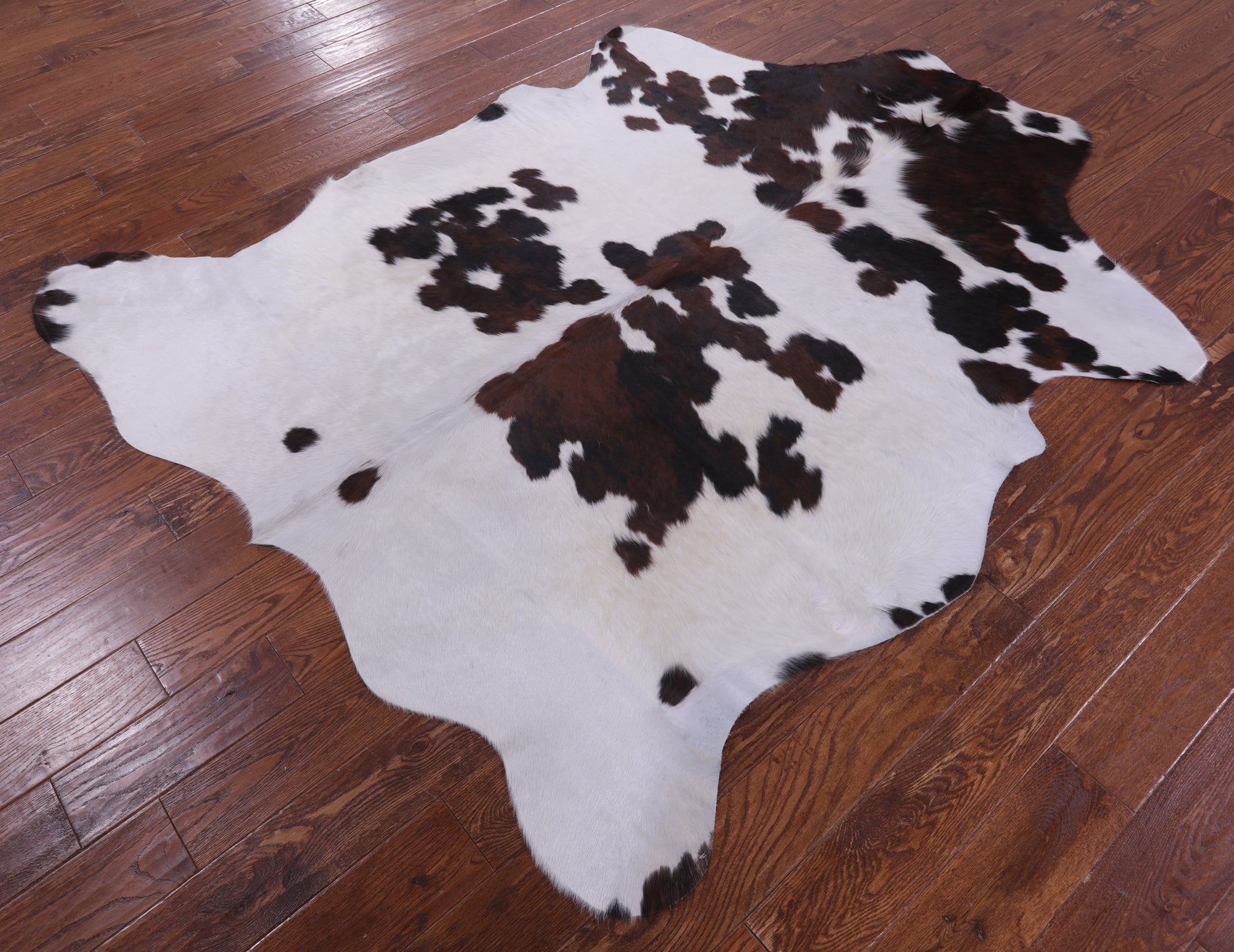 Natural Hair-On Cowhide Rug - 6' 11" X 5' 10" - Golden Nile