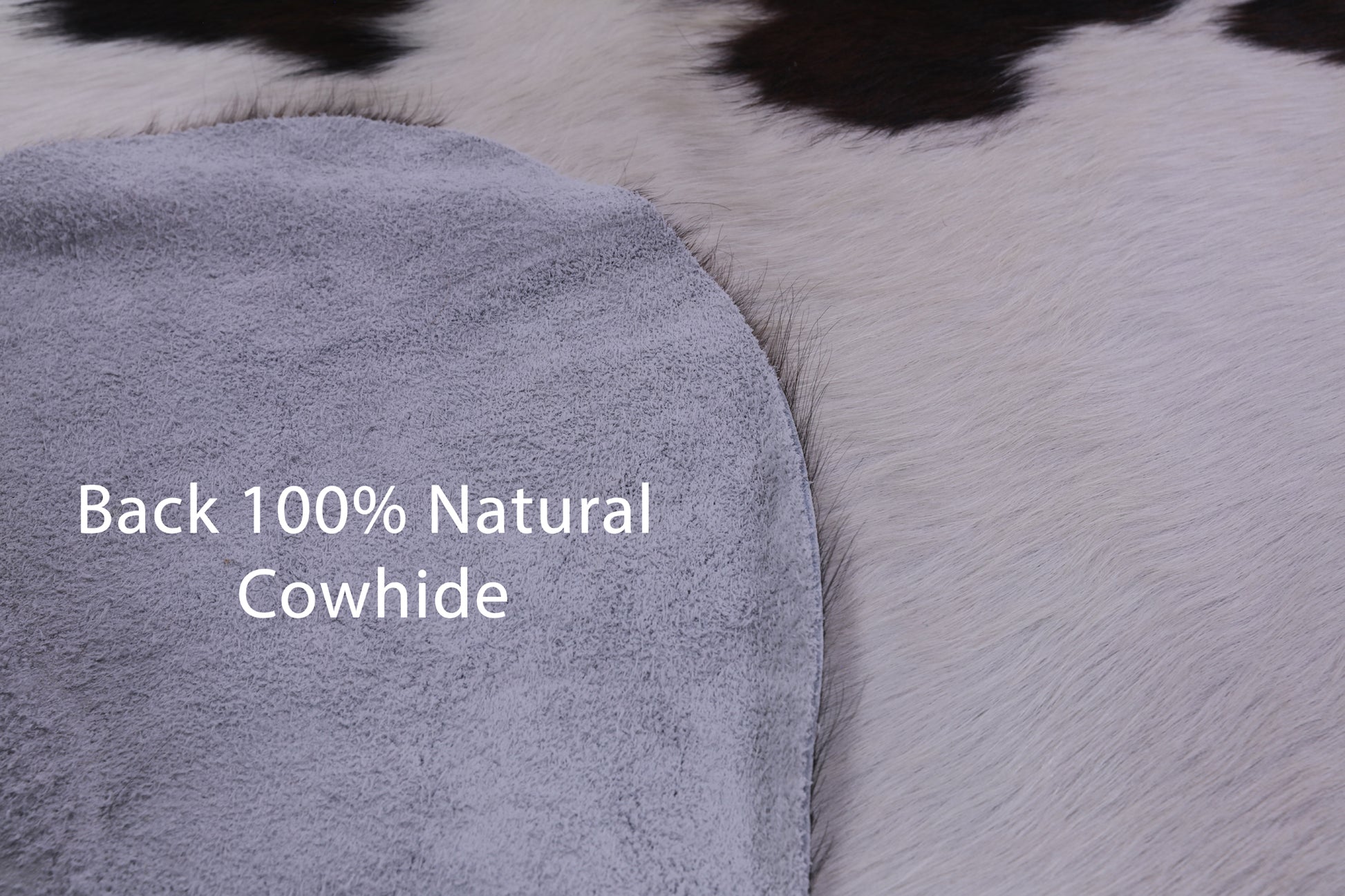 Natural Hair-On Cowhide Rug - 6' 11" X 5' 10" - Golden Nile
