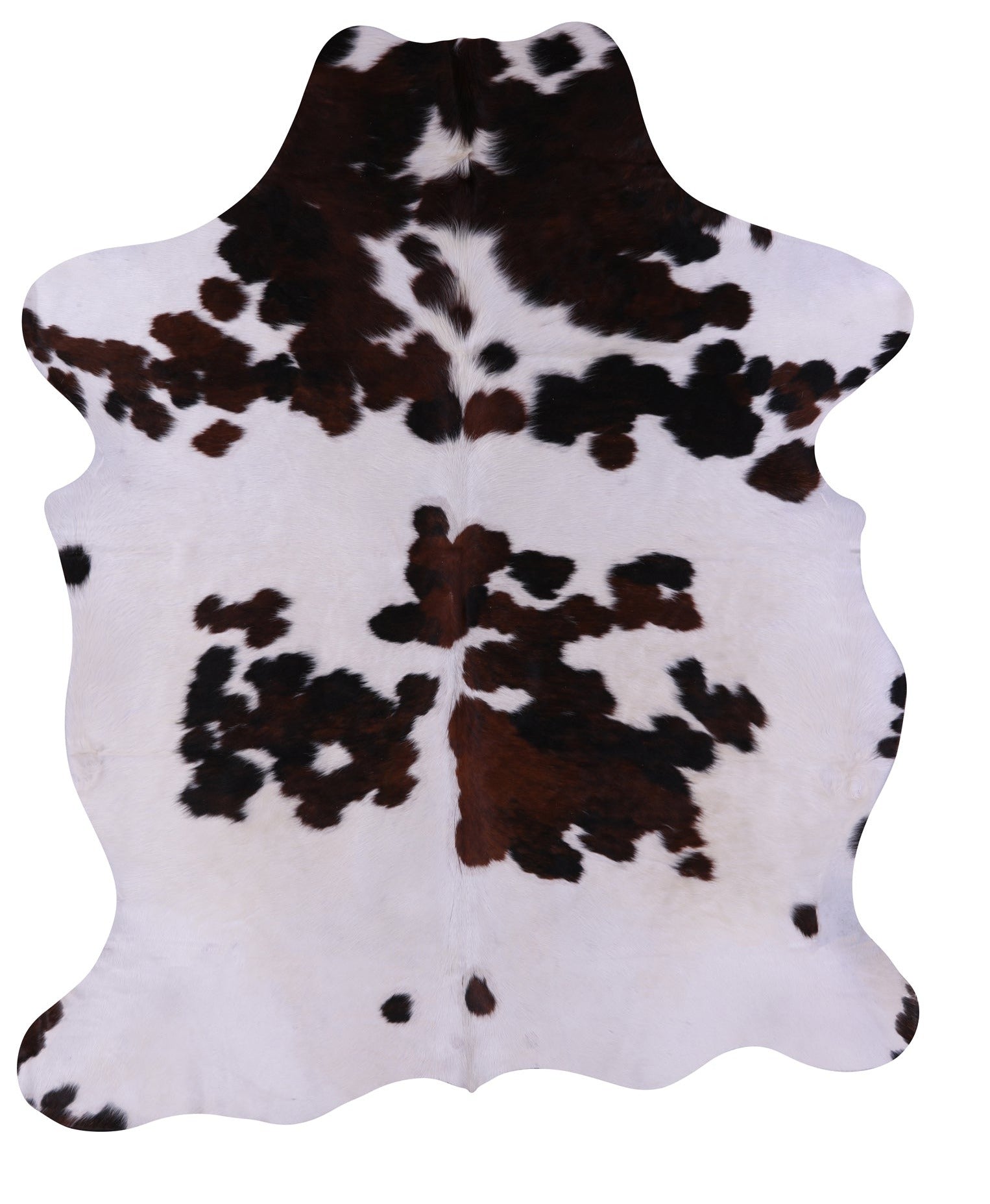 Natural Hair-On Cowhide Rug - 6' 11" X 5' 10" - Golden Nile