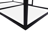 Solid Wood 2 Piece Coffee Table and Nesting Tables Set - Golden Nile