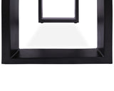 Solid Wood Bench & U Shape Grey Legs - Golden Nile