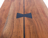 Solid Wood Bench & U Shape Grey Legs - Golden Nile