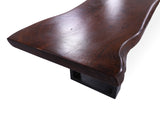 Solid Wood Dining Bench With Metal Legs - Golden Nile