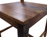 Solid Wood Dining Chair Set of Two - Golden Nile